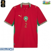 Marokko Achraf Hakimi #2 Hjemmedrakt VM 2026 Kortermet